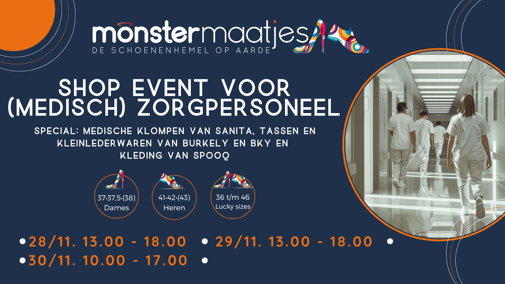 Shop event voor (medisch) zorgpersoneel