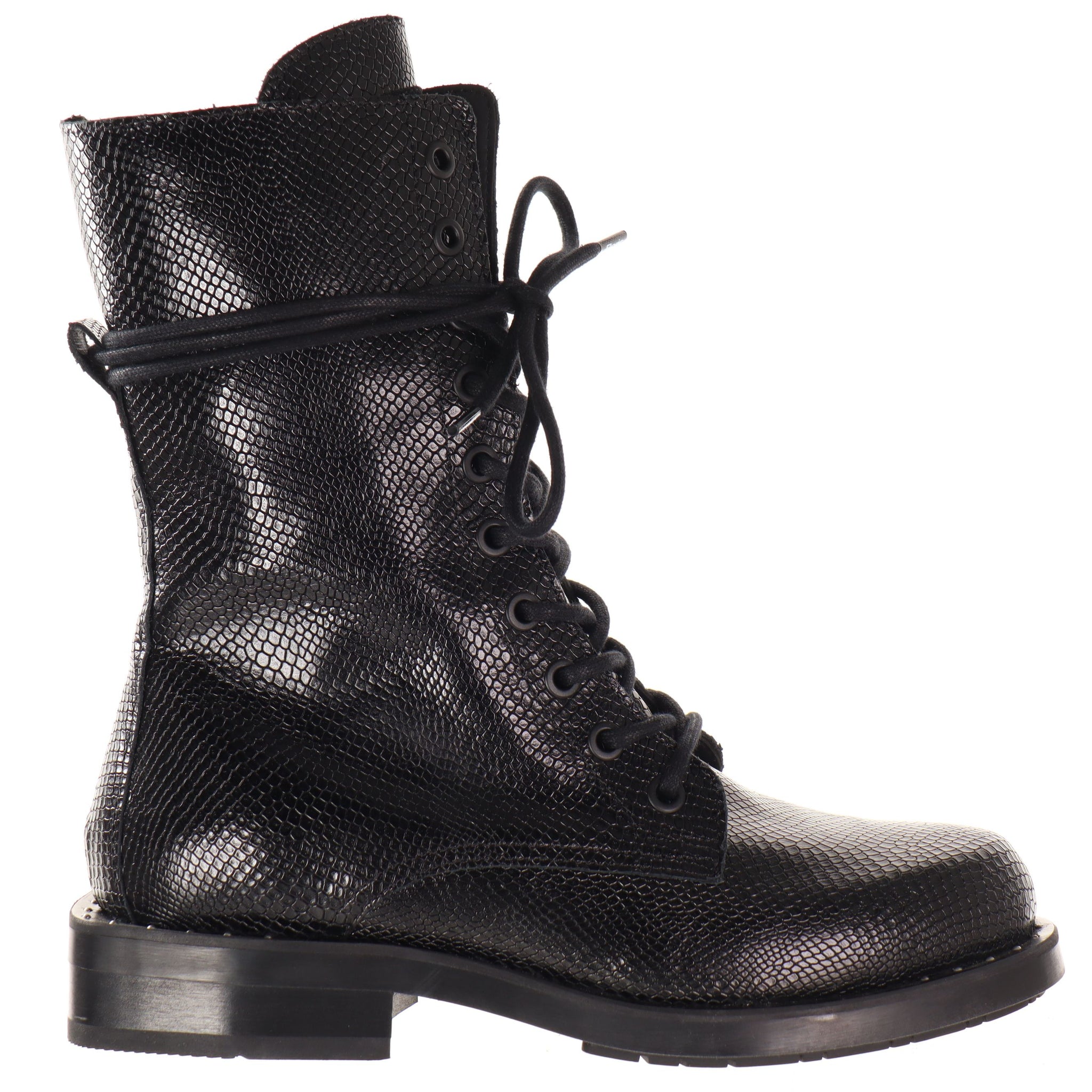 Dames Veterlaars Zwart
