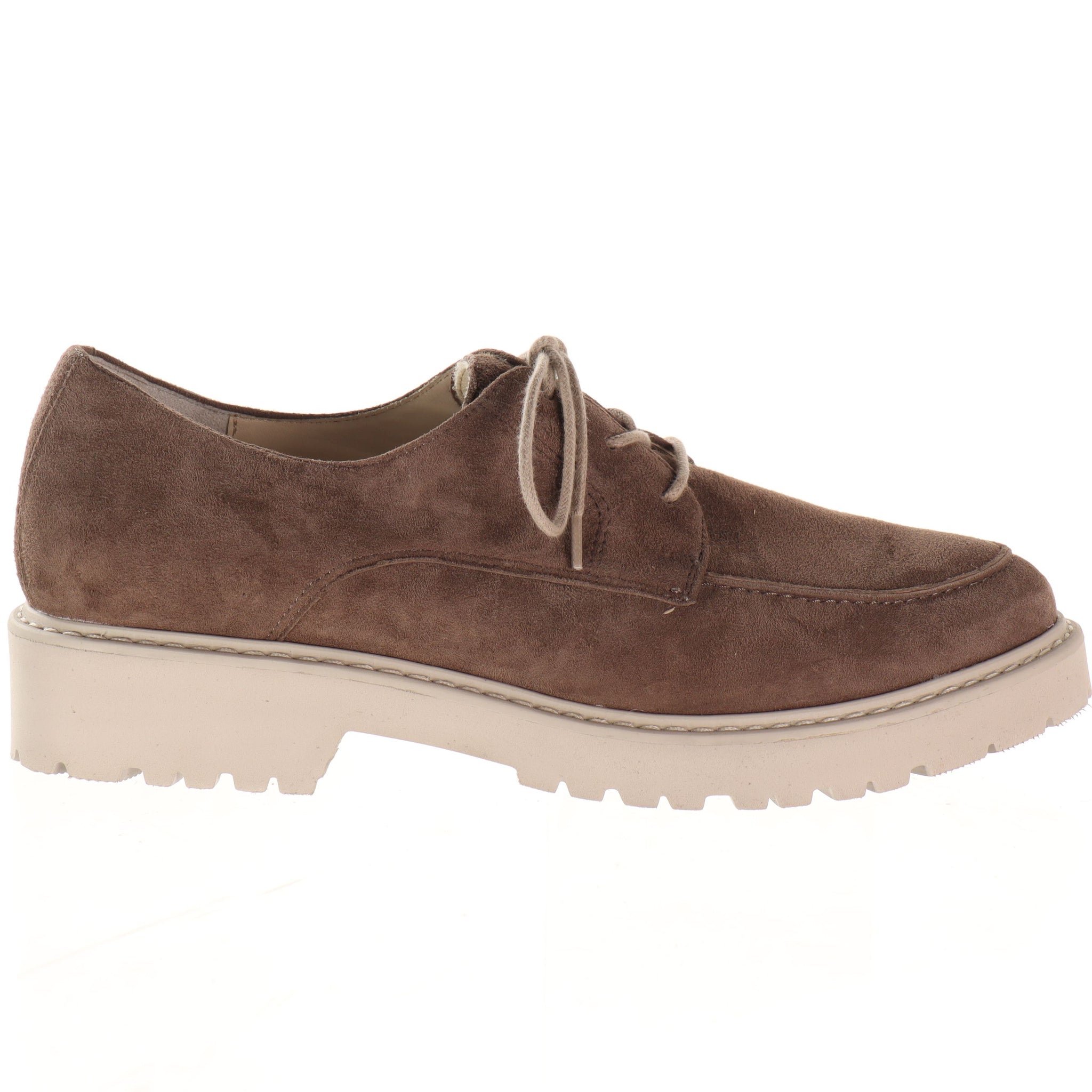 Dames Veterschoen Taupe